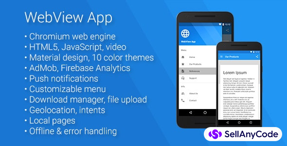 Universal Android WebView App