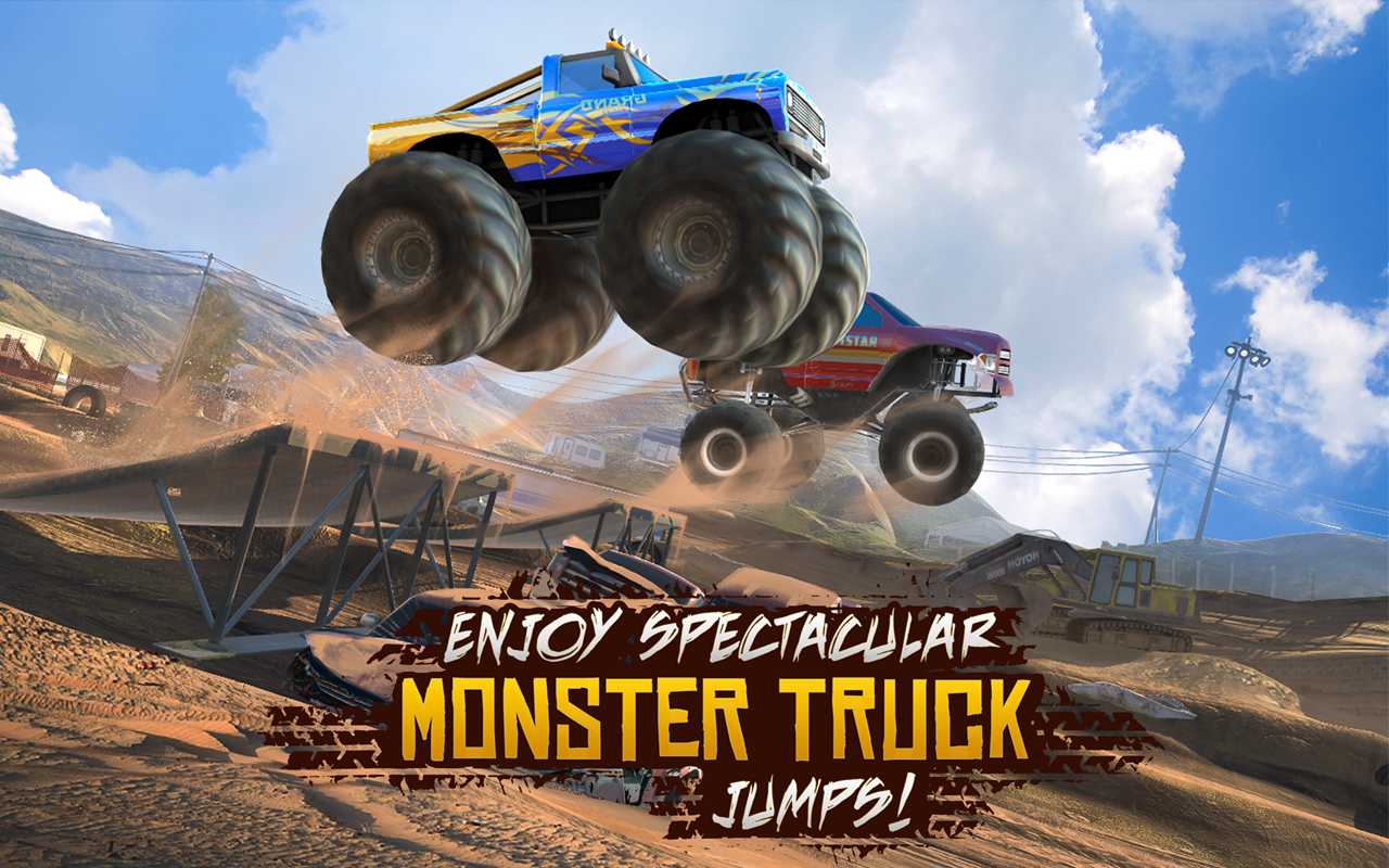 Uphill Monster Truck Racing 2022: Offroad Driving
