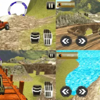 Uphill jeep driving simulation game : jeep drive car game 2021