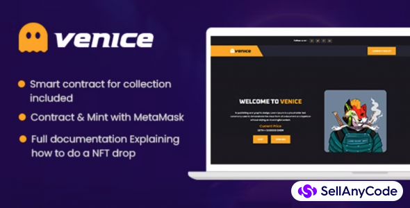 Venice - NFT Drop / Collection Template