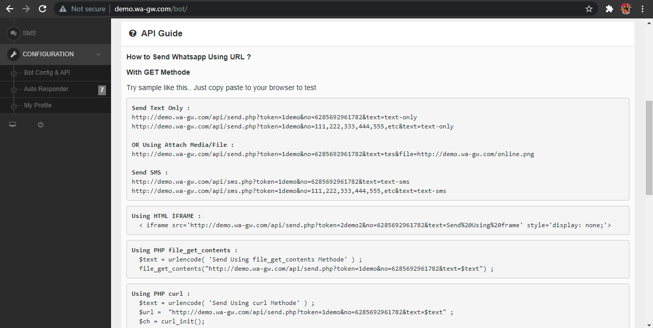 WA-GW | WhatsApp and SMS GateWay (Bulk and Chatbot) with SaaS Support — screenshot 10