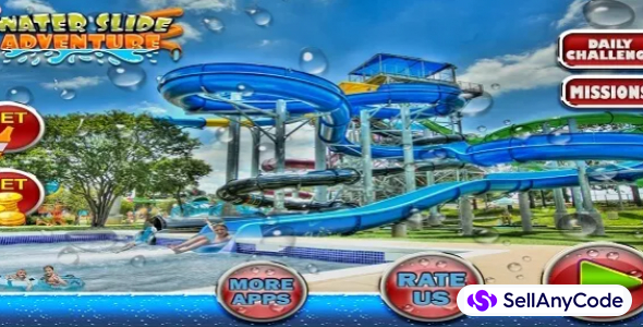 Water Slide Adventure : Water Park 2020 64 Bit Source Code