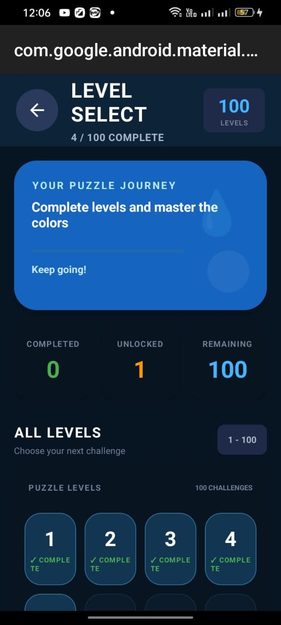 Water Sort Puzzle Game