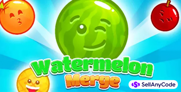 Watermelon Fruit Merge Puzzle Casual Trending Game