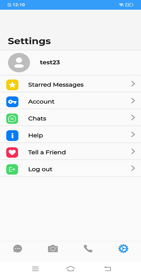 WhatsApp Clone app WhatsApp chat