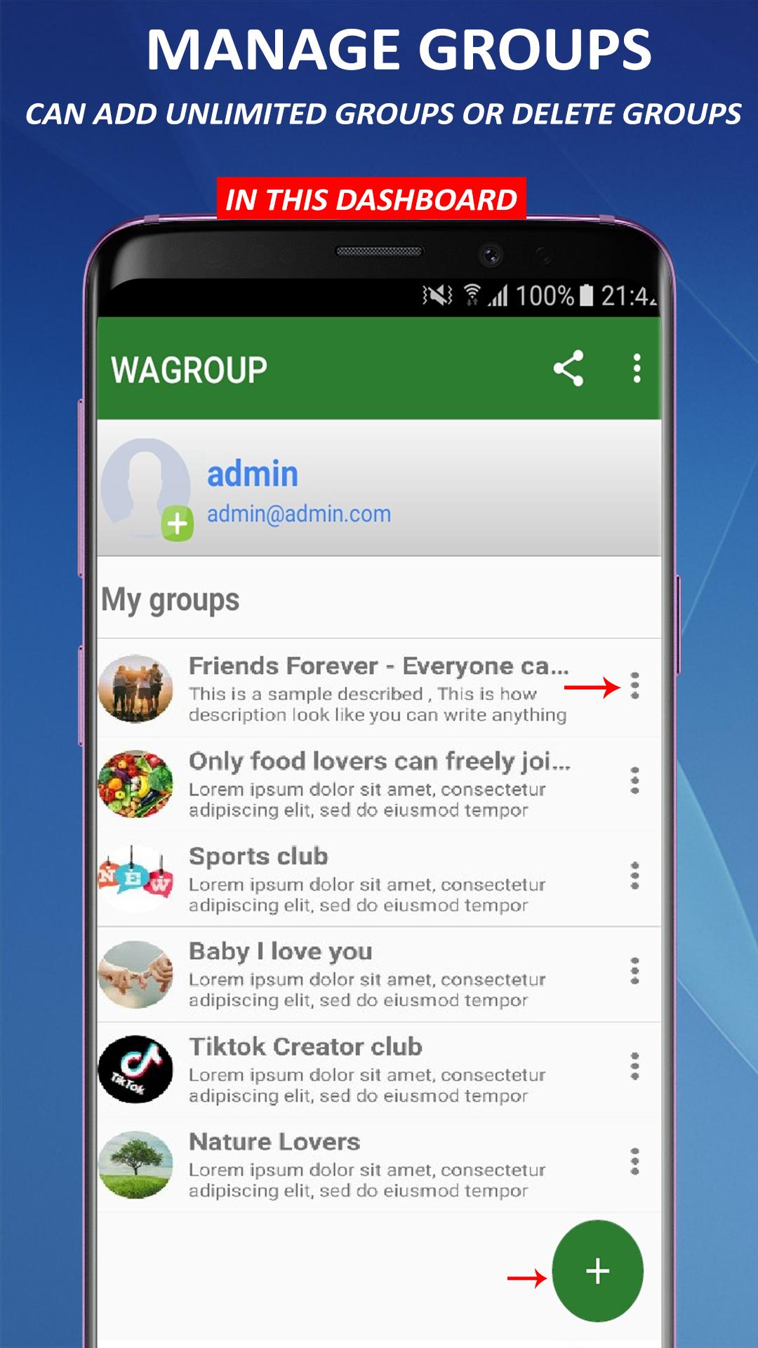 retail whatsapp group link