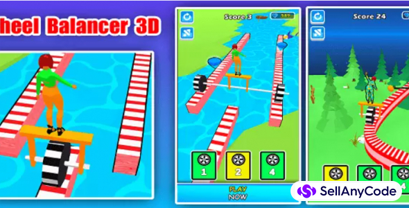 Wheel Balancer 3D Game Unity Source Code