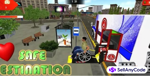 Wheel Chair Ambulance Rescue Simulator Game
