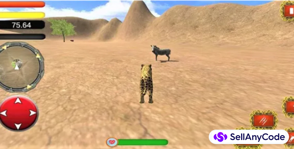 Wild Cheetah Simulator : Savanna Tiger 3D 64 Bit Source Code