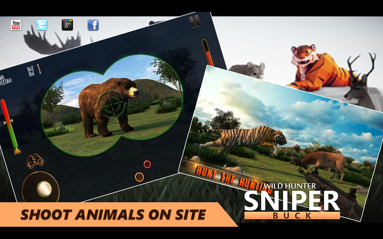 Wild Hunter Sniper Buck Unity 3D