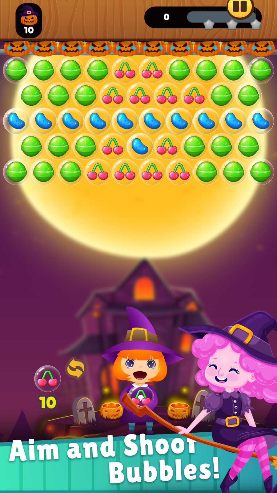 Witch Fruit Shooter Unity project