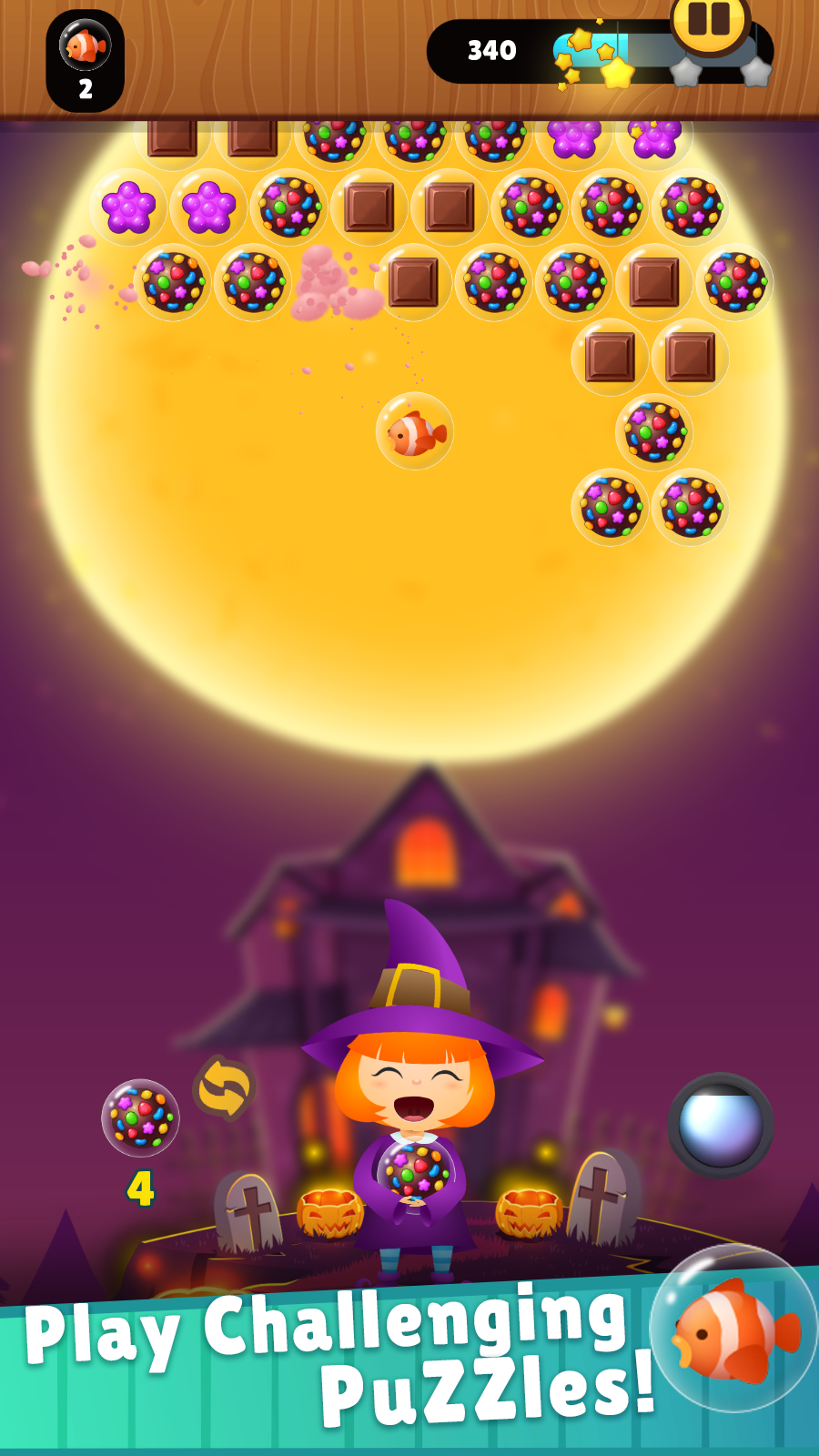 Witch Fruit Shooter Unity project