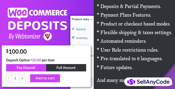 WooCommerce Deposits - Partial Payments Plugin