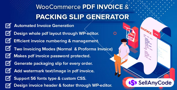 WooCommerce PDF Invoice & Packing Slip with Credit Note