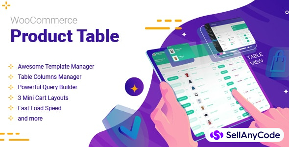 WooCommerce Product Table