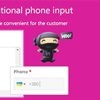 WooCommerce international phone input