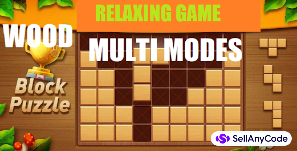 Wood Blocks Puzzle 3 in 1 (With ads) Unity Complete Project
