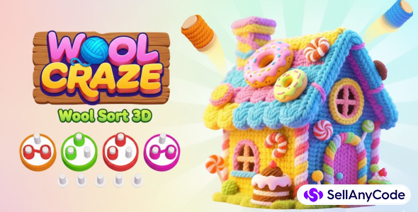 Wool Craze - Wool Sort 3D Unity Source Code