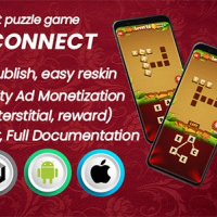 Word Connect & Cross Word Search Puzzle - Unity Template Project (Android + iOS + AdMob + Unity Ads)