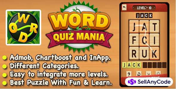 Word Puzzle Mania + Best Word Trivia Puzzle Game IOS