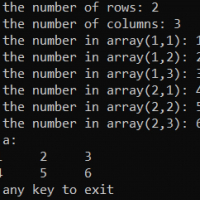 Work with array