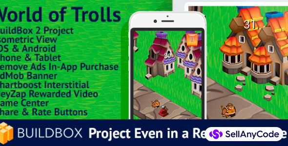 World of Trolls: BuildBox Game Template (Easy Reskin)