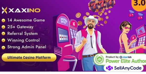 Xaxino Ultimate Casino Platform Earning Script