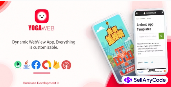 YOGAweb v2 - Android WebView Template