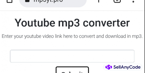 YouTube to mp3 converter website