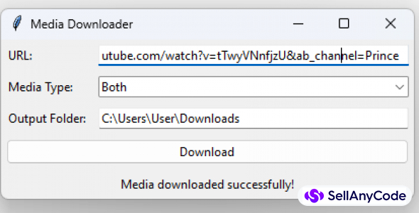 Youtube Media and Sound Downloader.