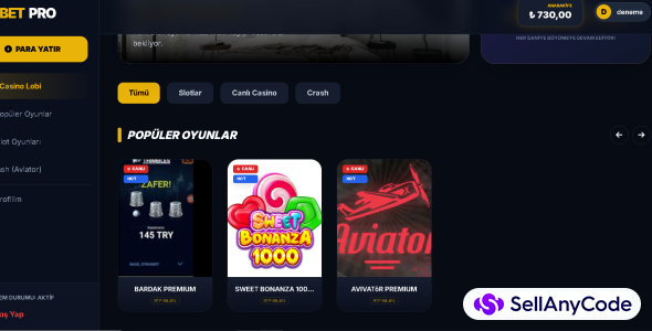 "Aviator Clone" or "Casino System"