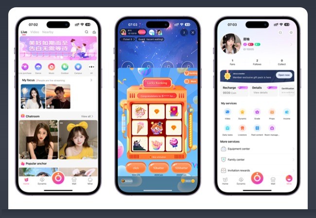 bsmate new version of the multi-language live short video dating multi-person Lianmai chat room and the source code of the multi-language live broadcast system can be run internationally