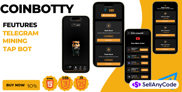 Coinbotty Telegram Mining