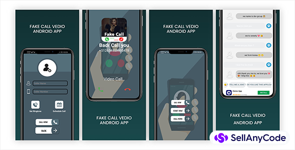 fake call and chat : Android app source code
