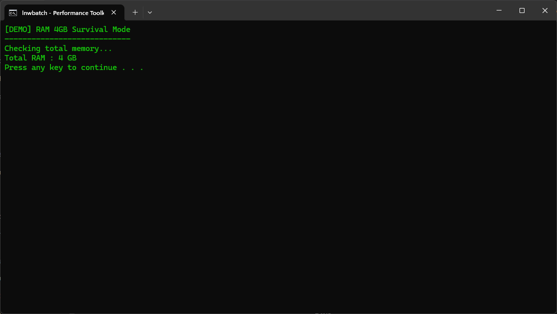 lnwbatch CMD Script Make Old Windows 11 Laptop FAST Again