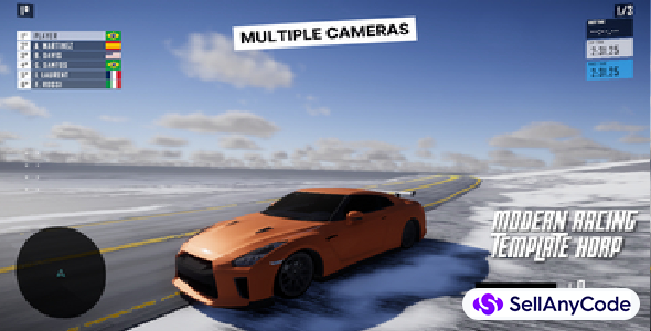 modern racing game template