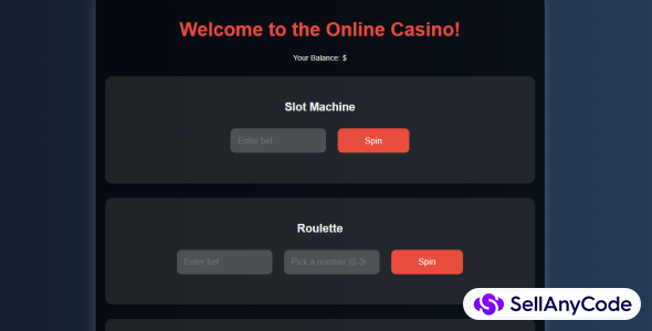 Online Casino Program