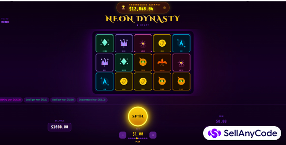 production-grade slot game
