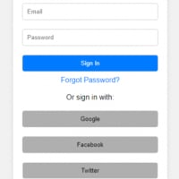 sign up and sign in login page