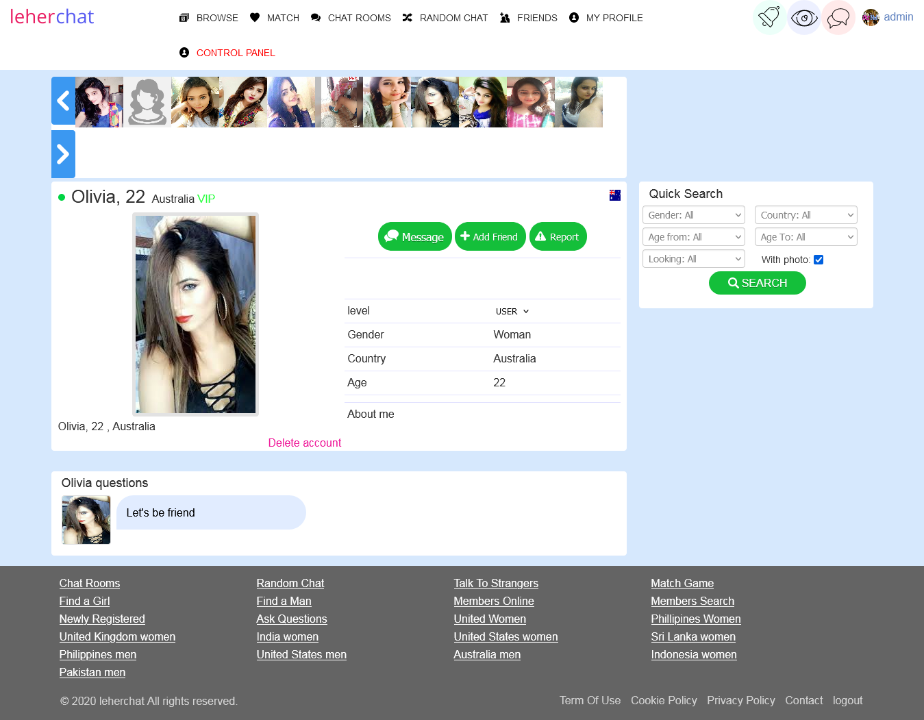 Group chat room website script with audio , video call.