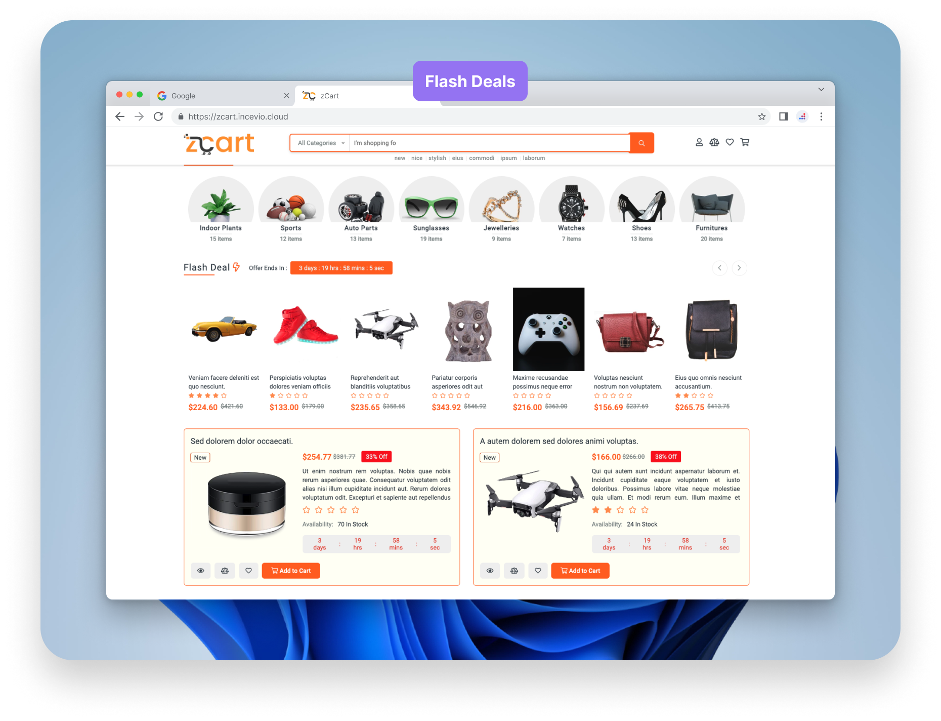 zCart Multi-Vendor eCommerce Marketplace