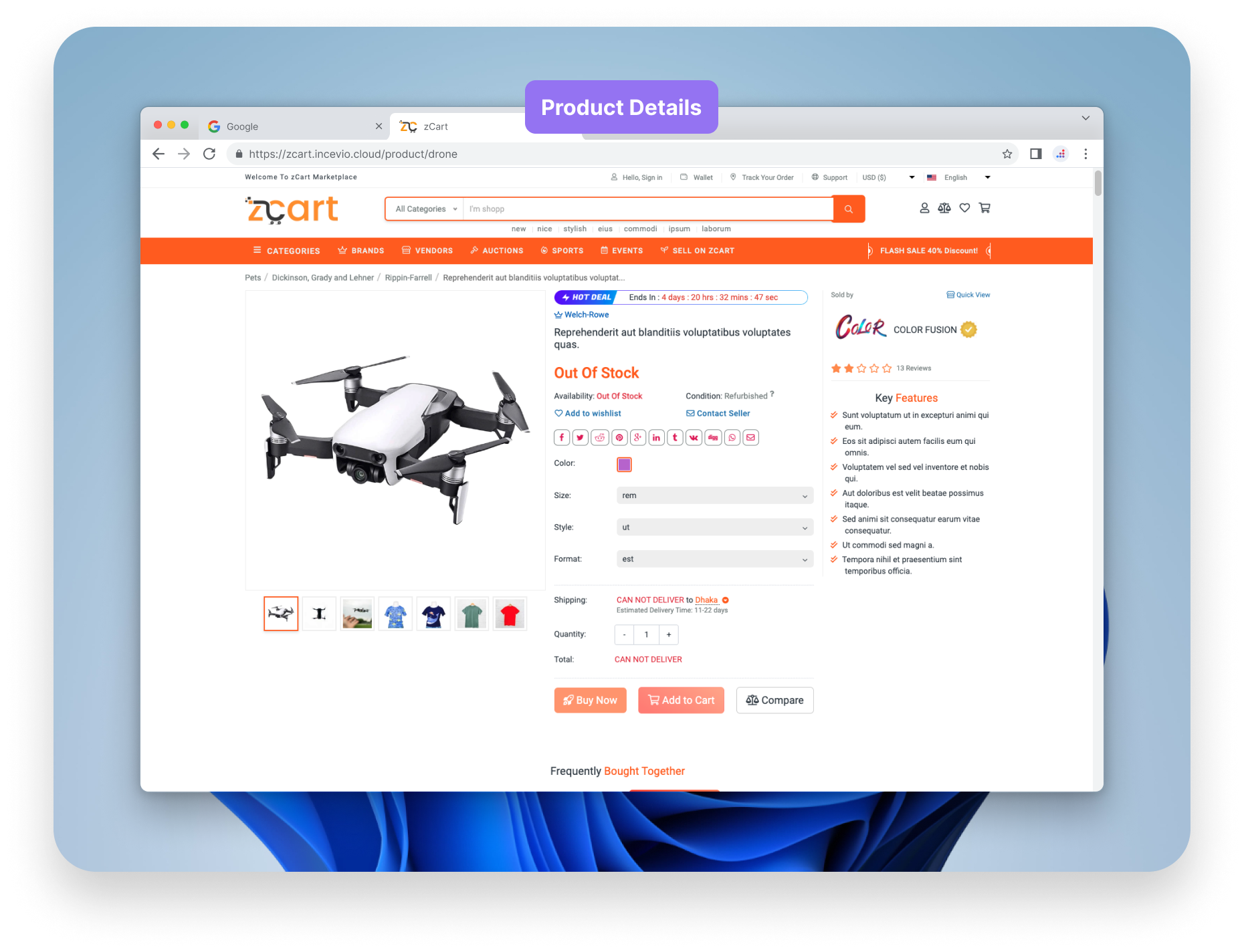 zCart Multi-Vendor eCommerce Marketplace