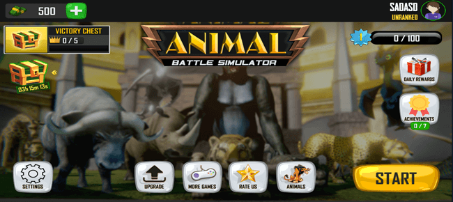 Animal Battle Simulator