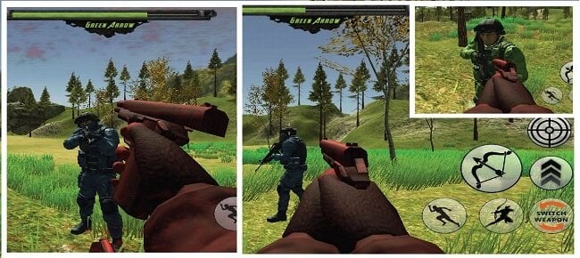 Arrow Hero Jungle Attack