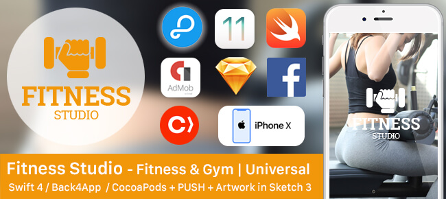 Fitness Studio - Fitness & Gym App - Sell My App