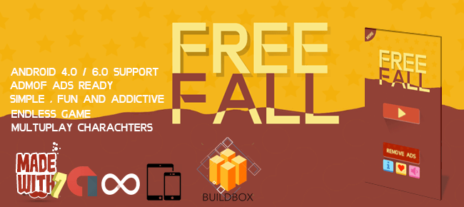 Free Fall App Buildbox