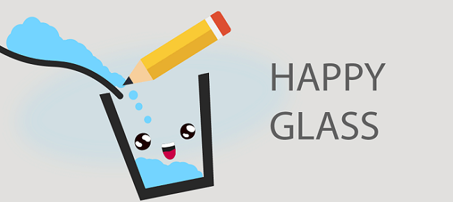 Happy Glass Drawing
