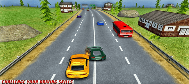 Modern Car Traffic Racing