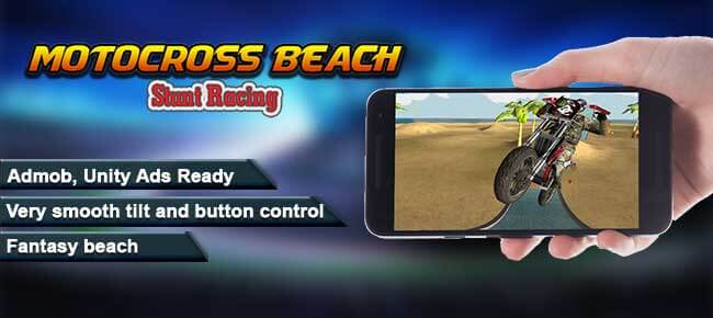 Motocross Beach Jumping Fun