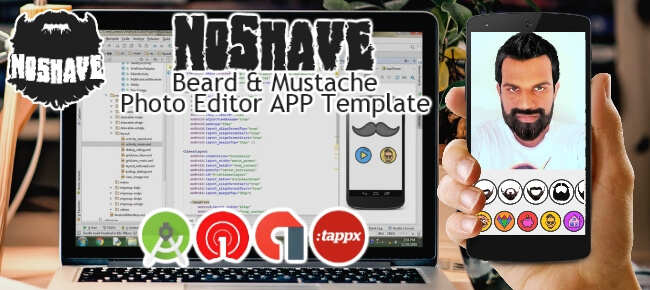 NoShave Beard & Mustache App - Sell My App
